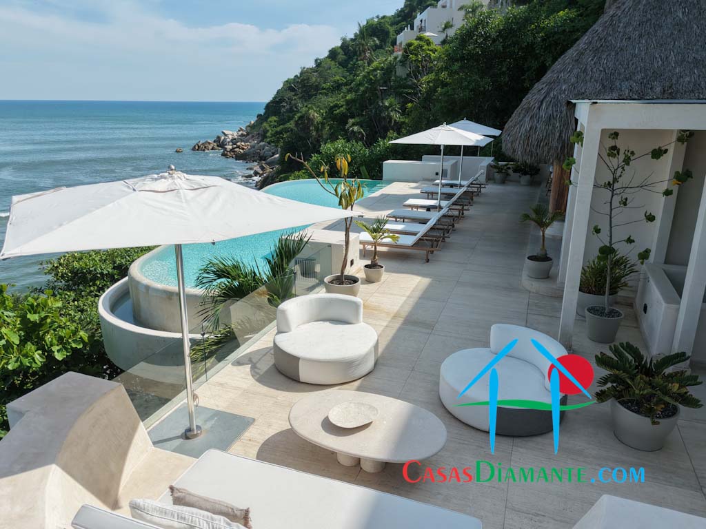 Real Diamante Del Mar Casa Palapas - Terraza en estancia 1